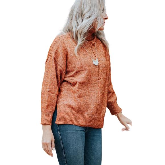 NEW SHE + SKY cute and cozy in rust - Picture 1 of 1